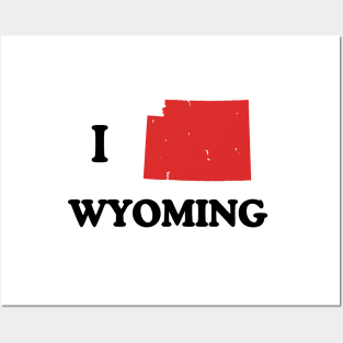 I Love Wyoming Posters and Art